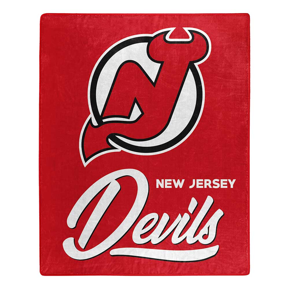 NHL New ey De Signaturechel Throw Blanket