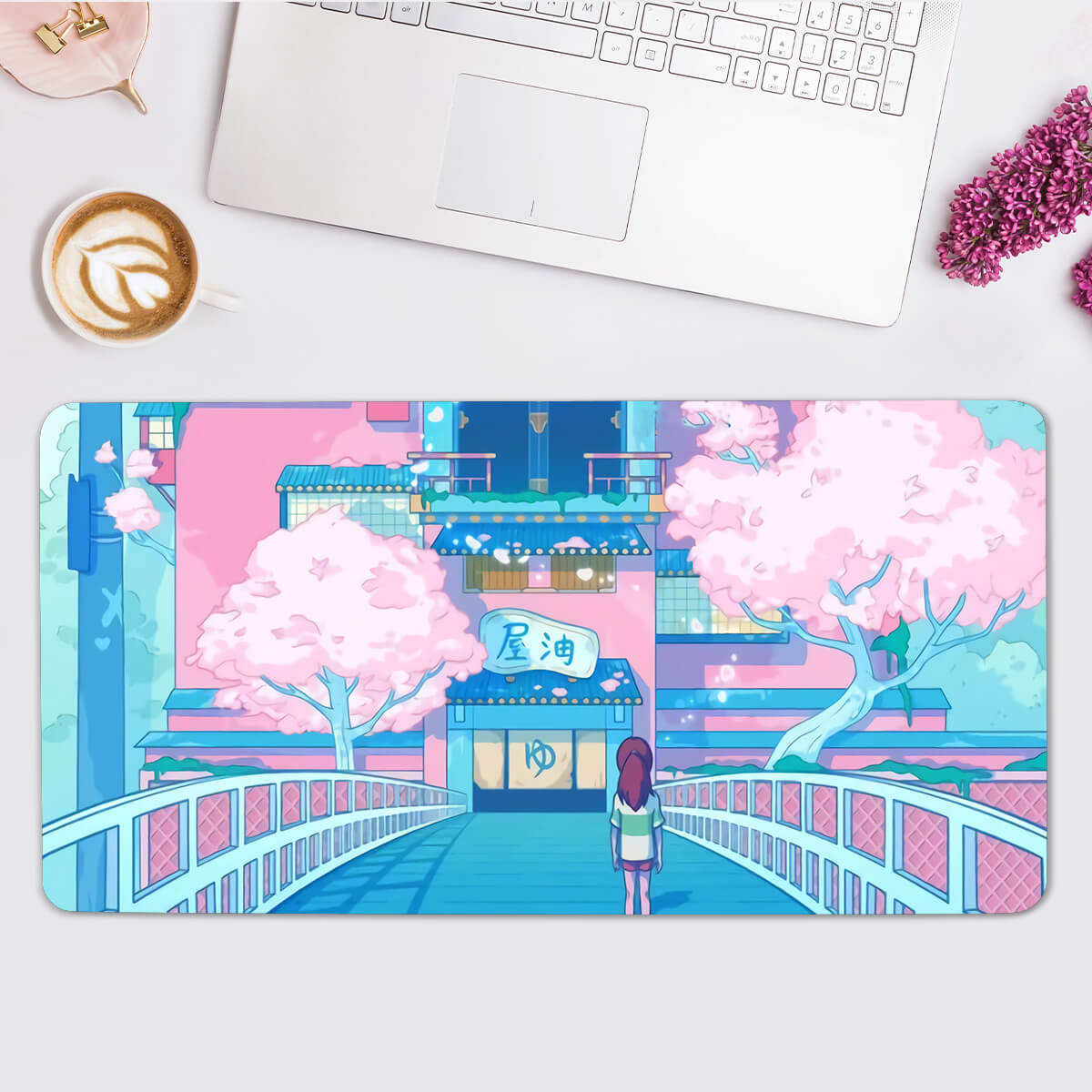Allleftout Spirited Away Cute Desk Pad