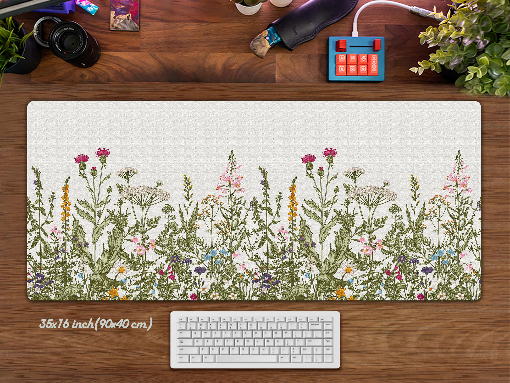 Allleftout Cute Wild Flower Mouse Pad Xxl(3 Designs)