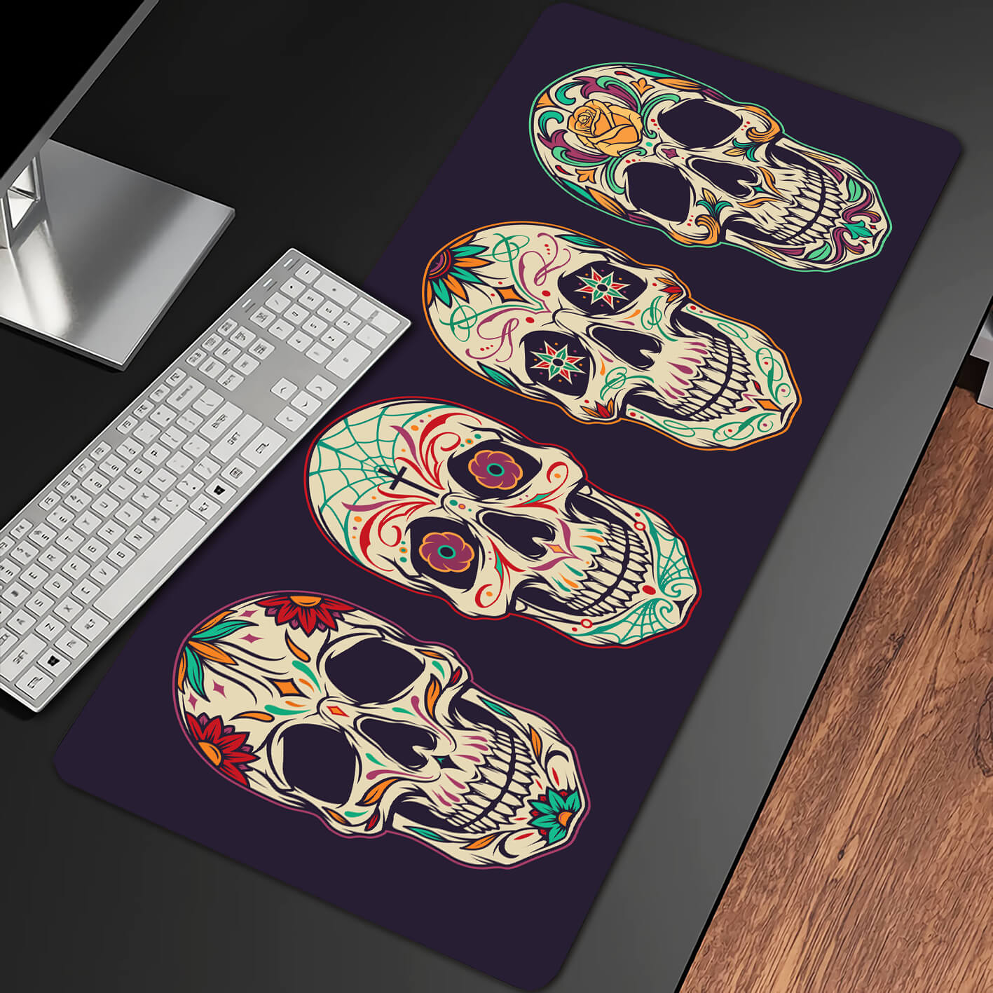 Allleftout Boho Skull Gaming Mouse Pad Xxl(3 Designs)