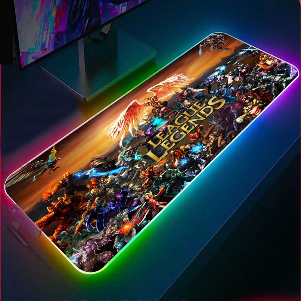 Allleftout Lol Rgb Gaming Mouse Pad