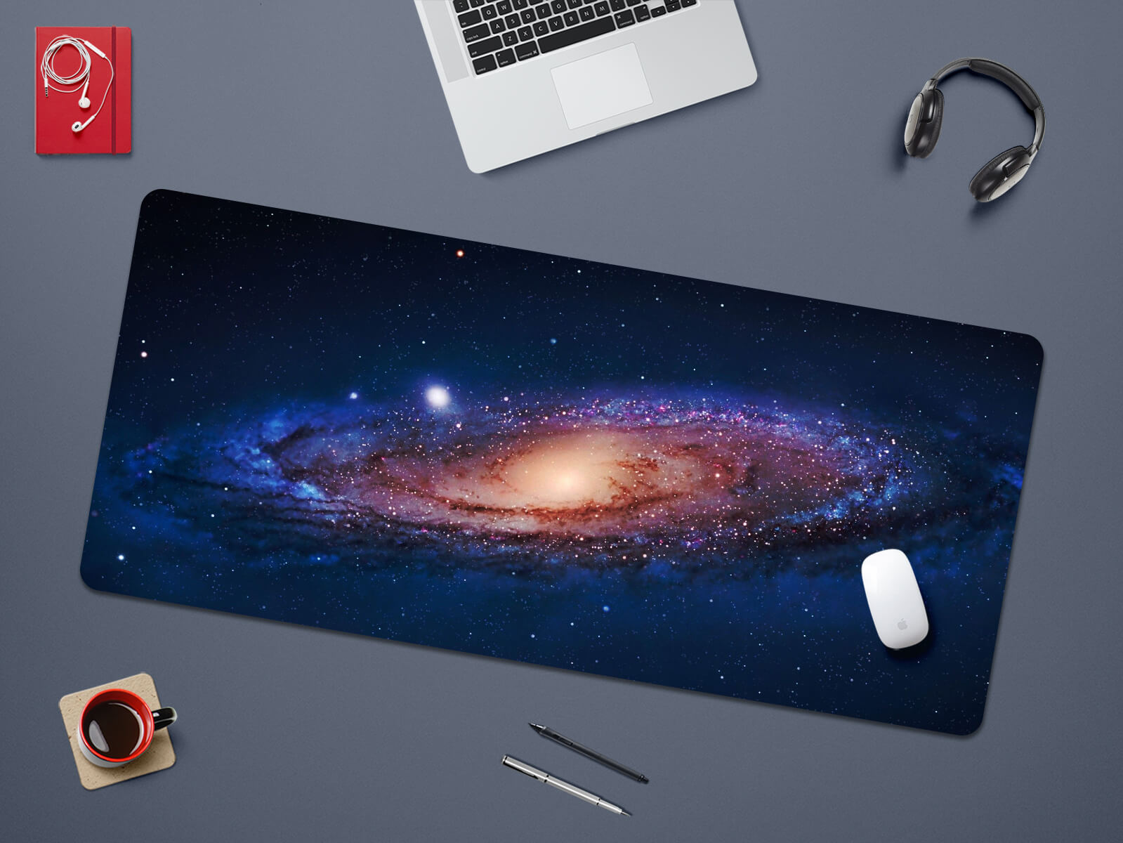 Allleftout Galaxy Nebula Mouse Pad