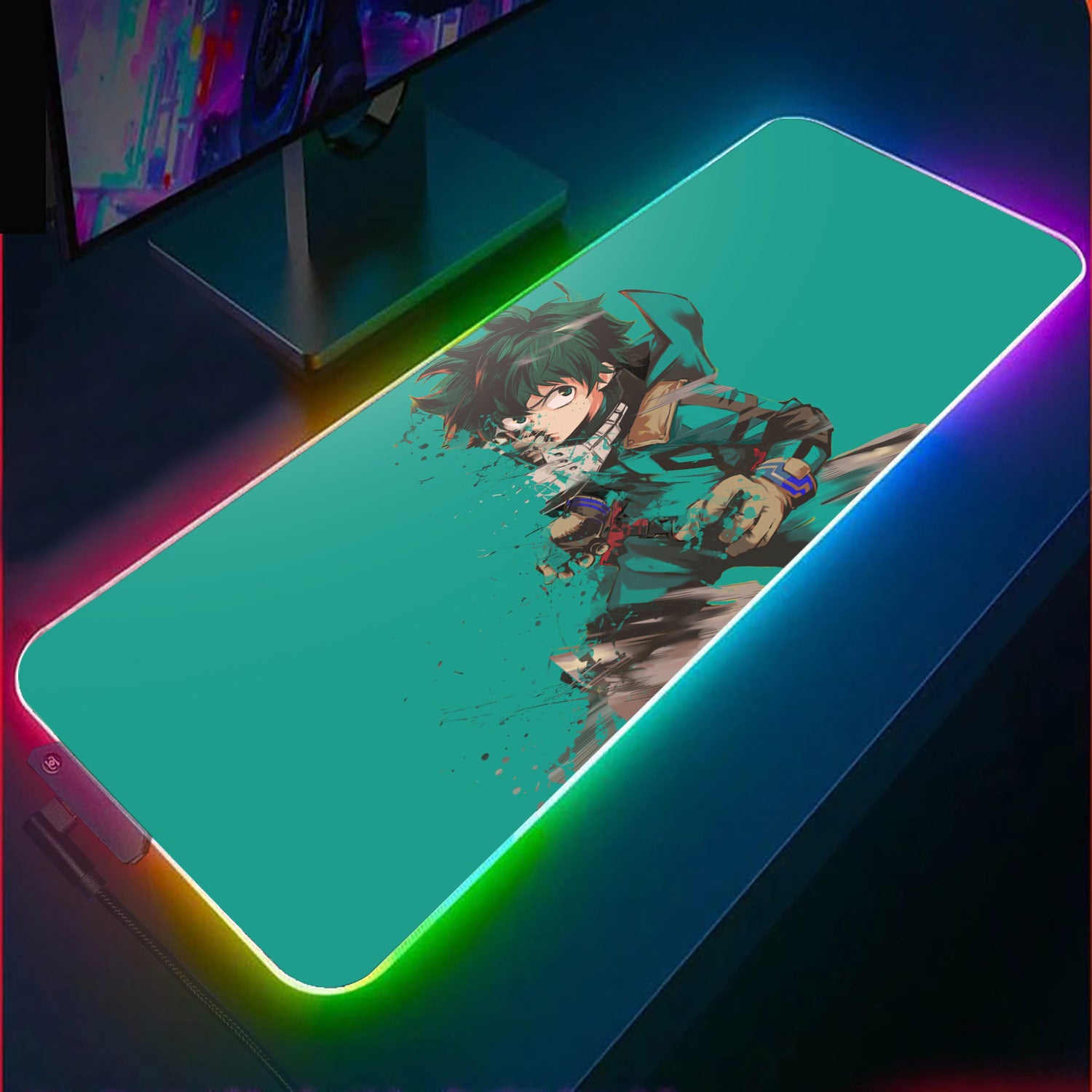 Allleftout My Hero Academia Rgb Gaming Mouse Pad(3 Patterns)