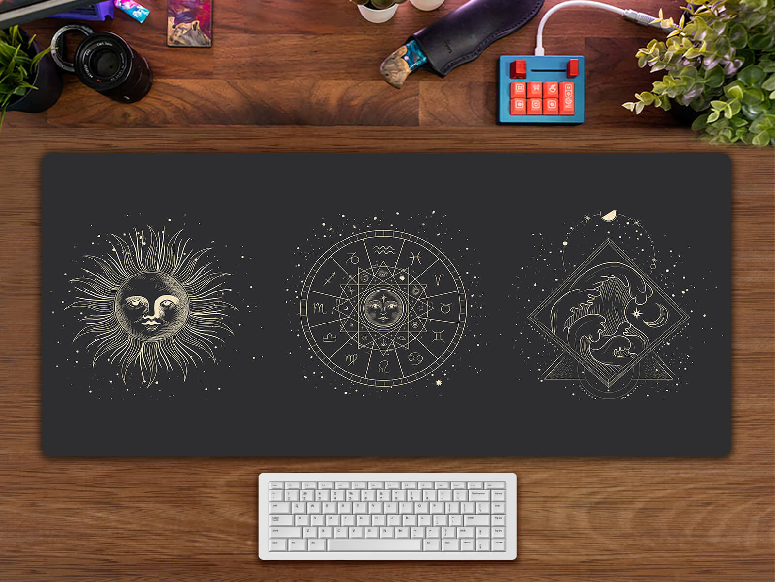 Allleftout Moon Phases Desk Pad(2 Patterns)