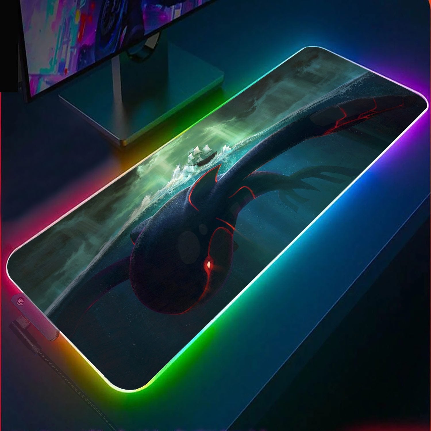 Allleftout Pokemon Rgb Gaming Mouse Pad(2 Patterns)