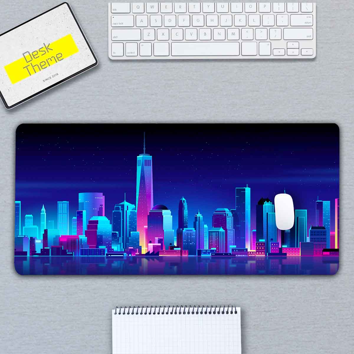 Allleftout Neon City Desk Pad