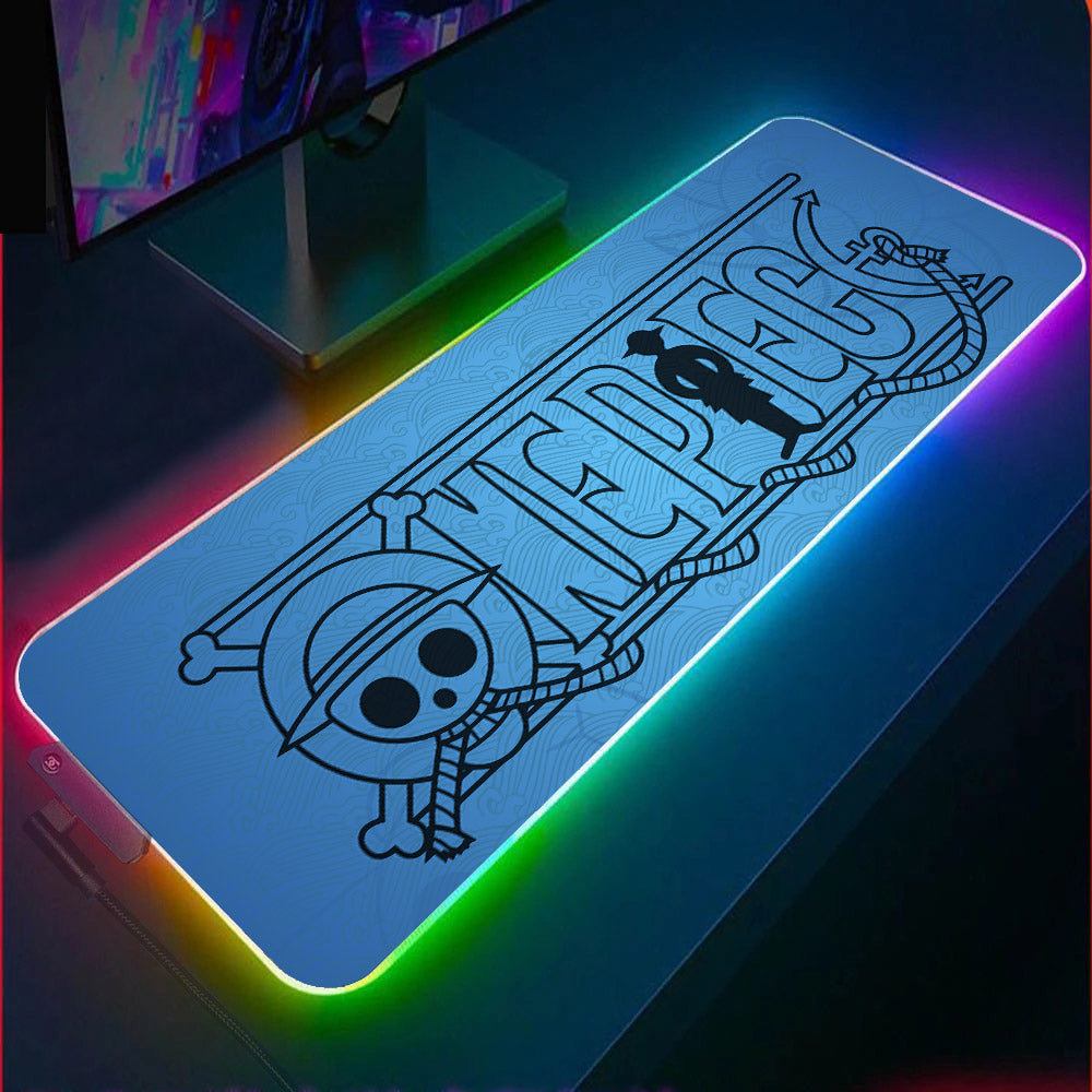 Allleftout One Piece Rgb Gaming Mouse Pad