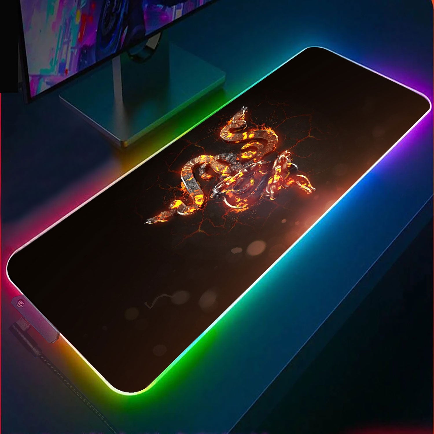 Allleftout Razer Logo Rgb Gaming Mouse Pad(3 Design)