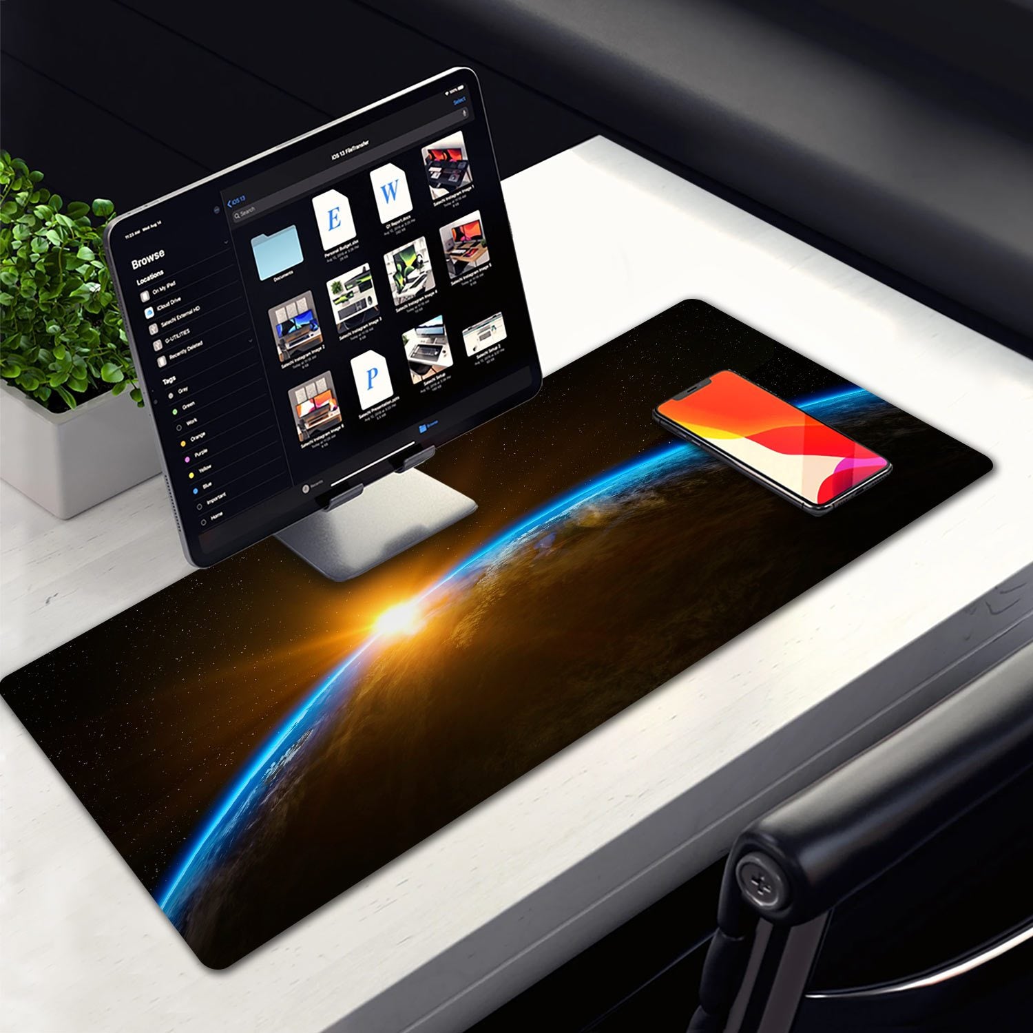 Allleftout Earth Desk Pad