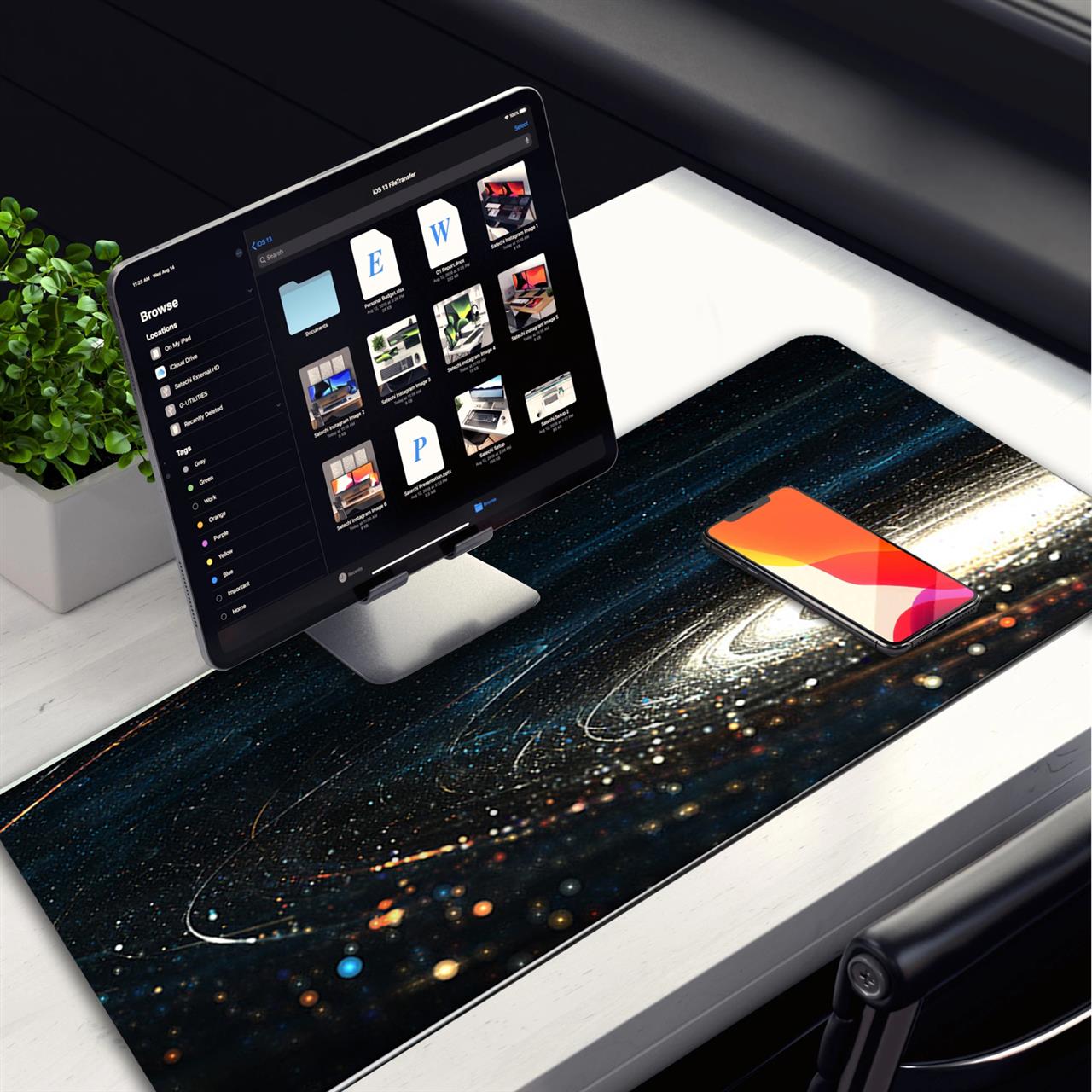 Allleftout Galaxy Desk Pad