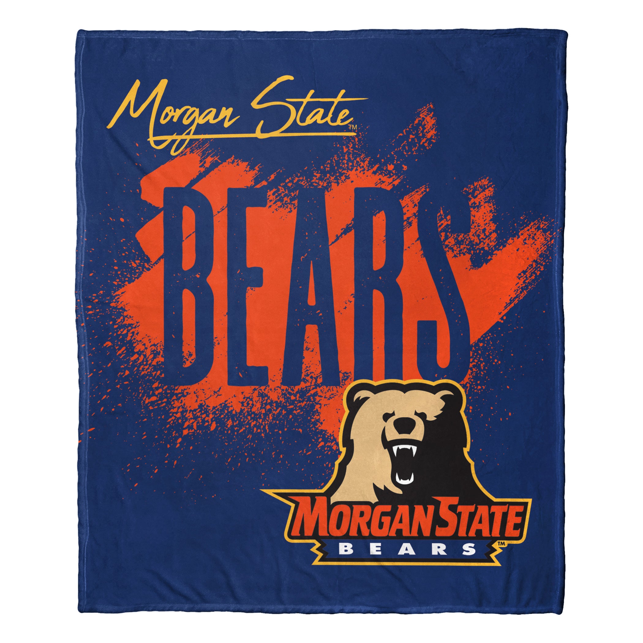 NCchool Tradition Morgtate B Silk Touch Throw Blanket