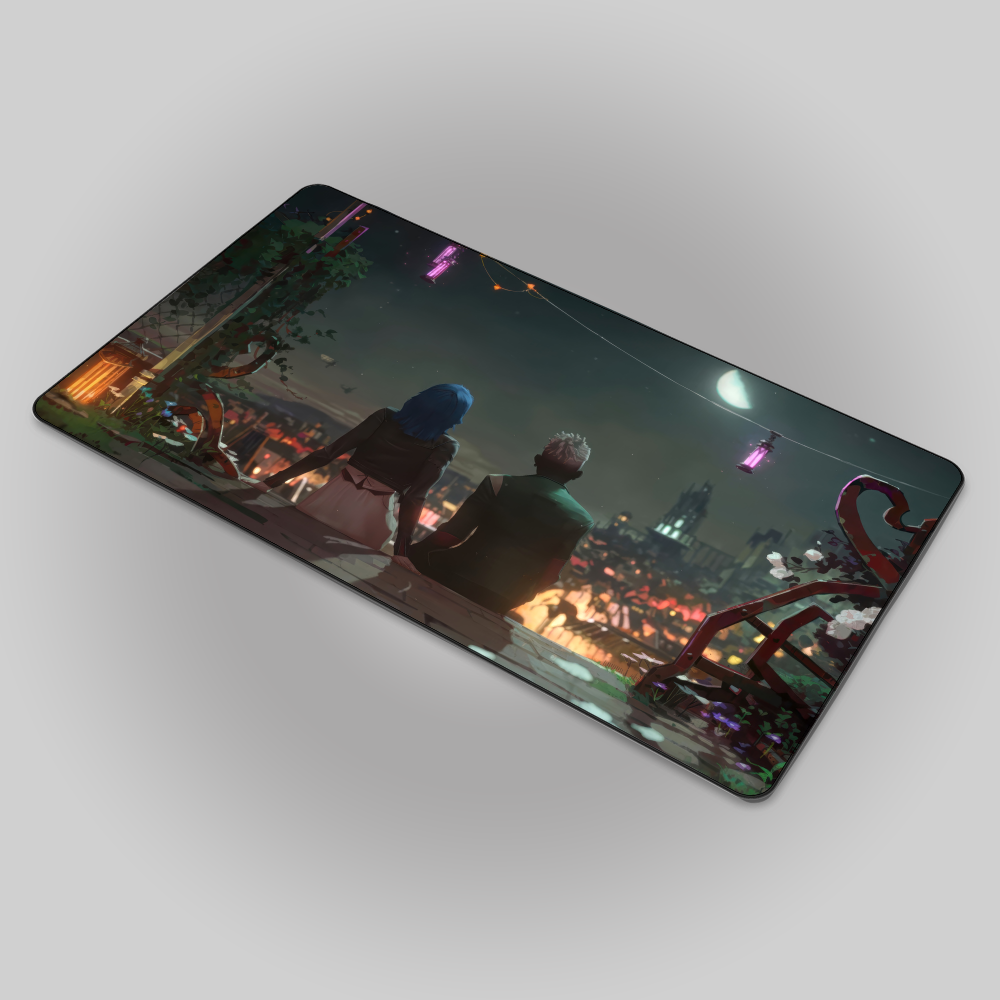 Allleftout Powder And Ekko Arcane 2 Mouse Pad