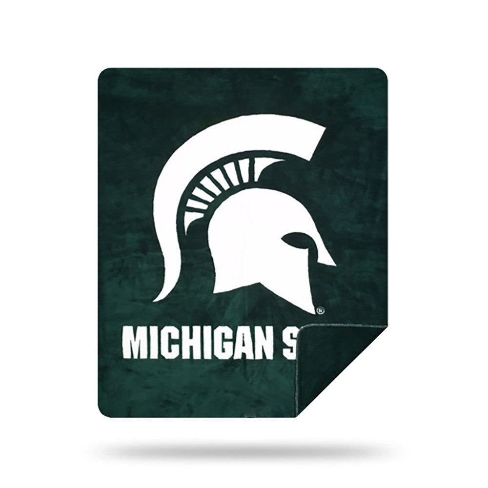 NCAA Michigtapar Silver Knit Throw Blanket