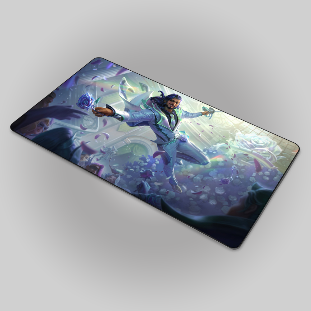 Allleftout Crystal Rose Akshan Mouse Pad