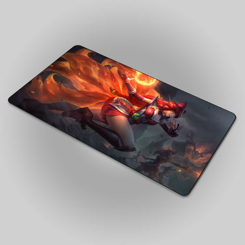 Allleftout Foxfire Ahri Mouse Pad