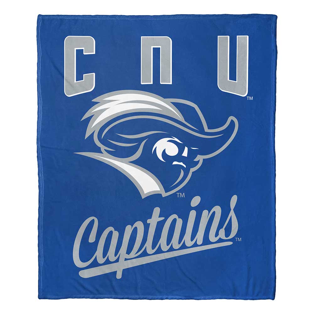 NCAA Ctopher Newport Capt Alumilk Touch Throw Blanket