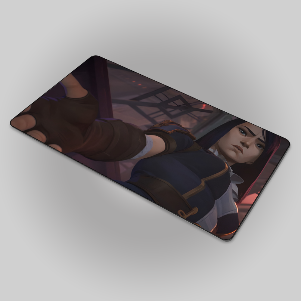 Allleftout Caitlyn Arcane 2 Netflix Series Mouse Pad