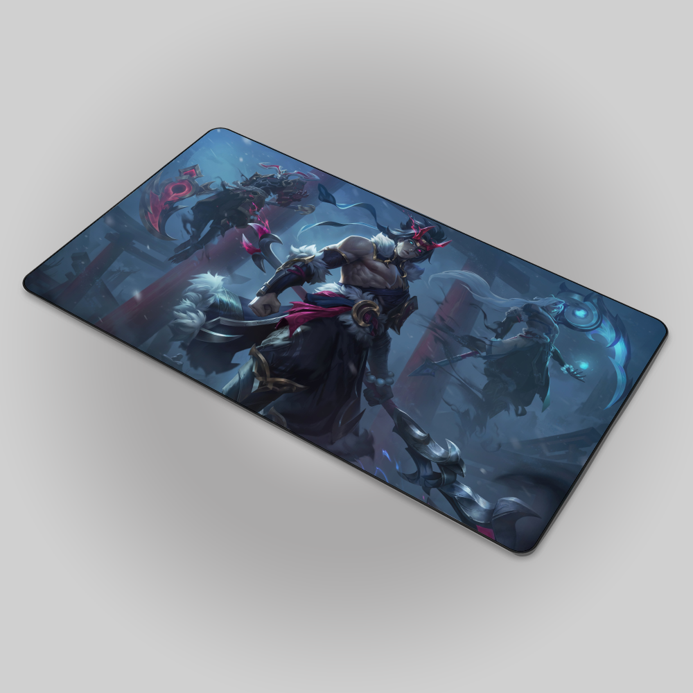 Allleftout Snow Moon Kayn Mouse Pad
