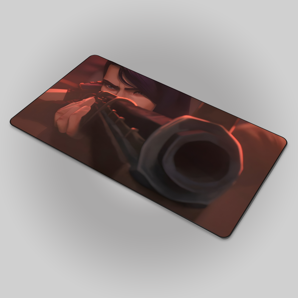 Allleftout Caitlyn From Arcane 2 Mousepad
