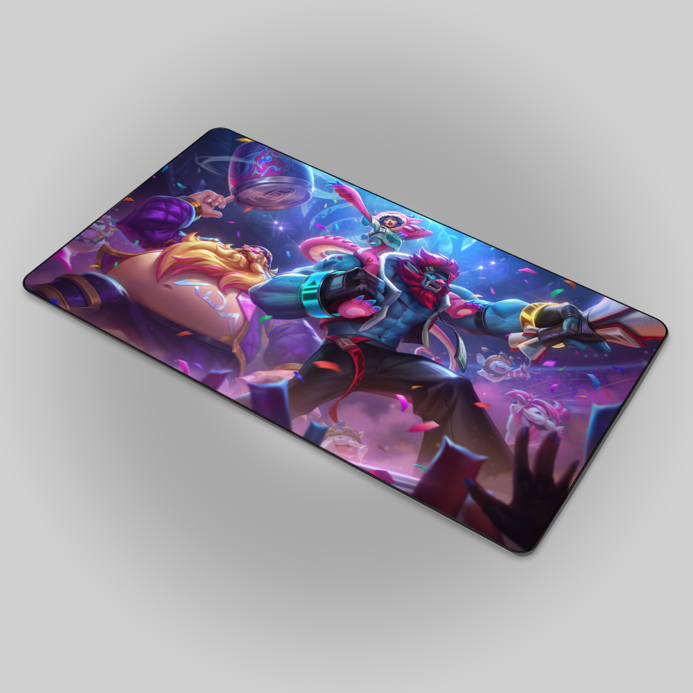 Allleftout Cosplayer Neeko, Music Fan Gragas And Esports Fan Trundle Mouse Pad