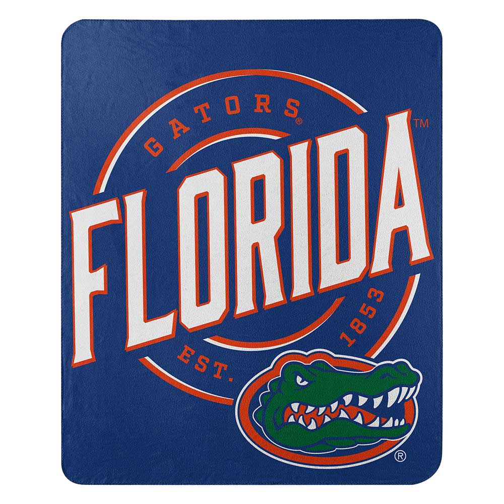NCAA Florida Ga Campaign Fleece Throw Blanket