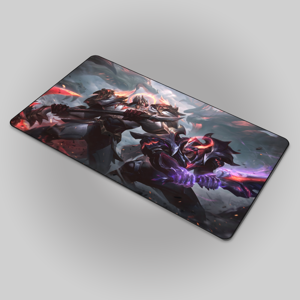 Allleftout Divine God-King Darius Vs Fallen God-King Garen Mouse Pad