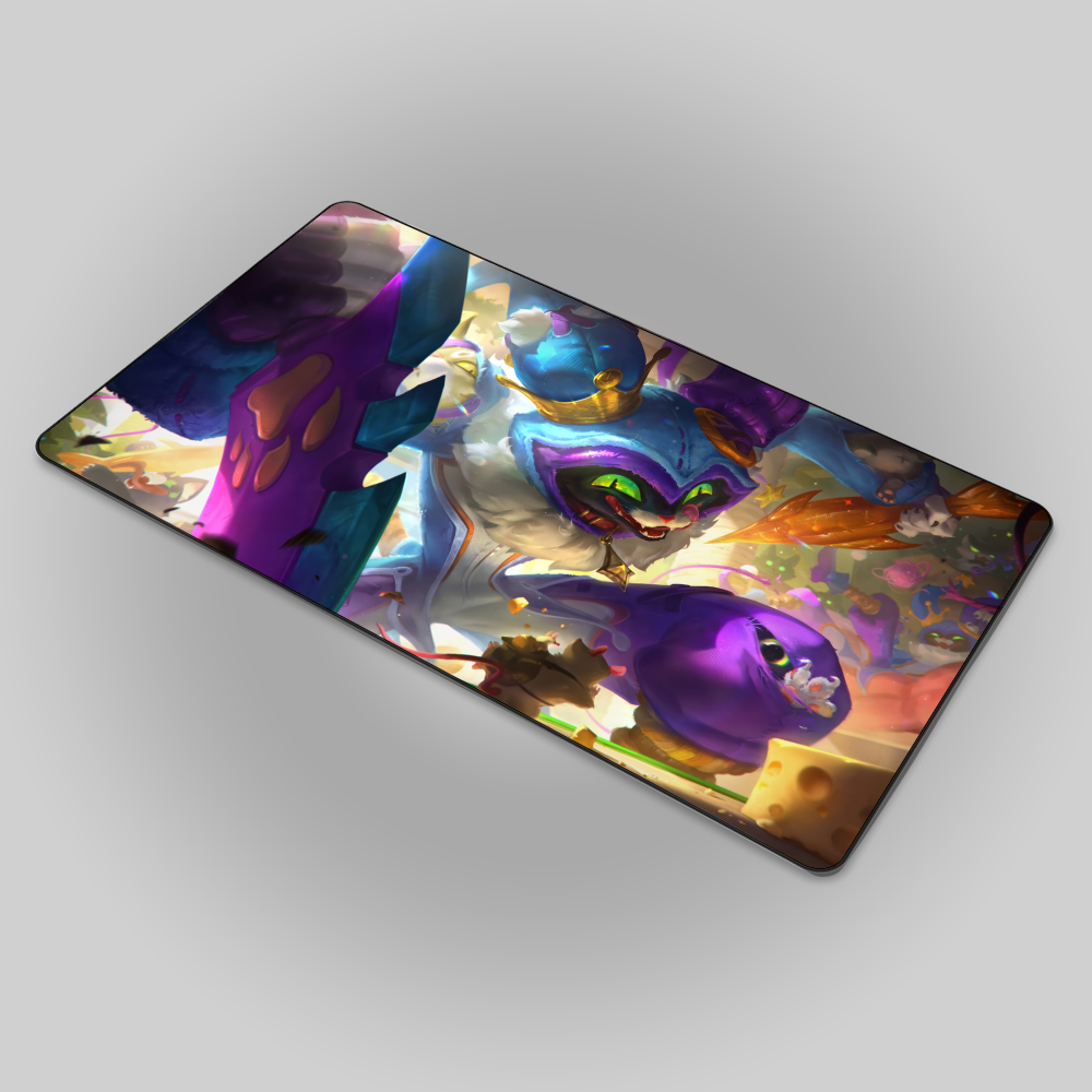 Allleftout Cat-In-The-Box Shaco Mouse Pad