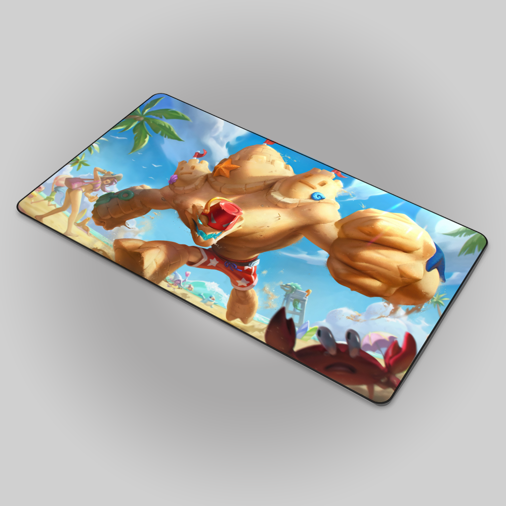 Allleftout Pool Party Malphite Mouse Pad