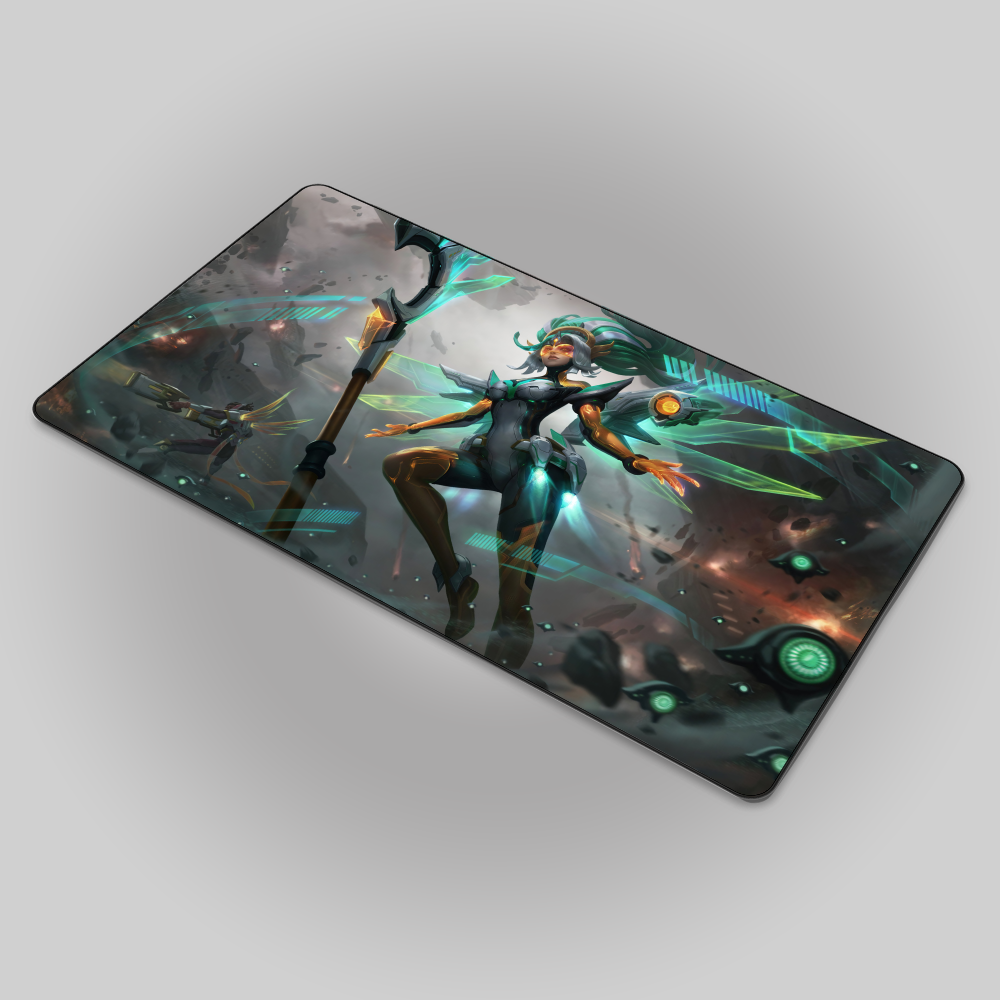 Allleftout Cyber Halo Janna Mouse Pad