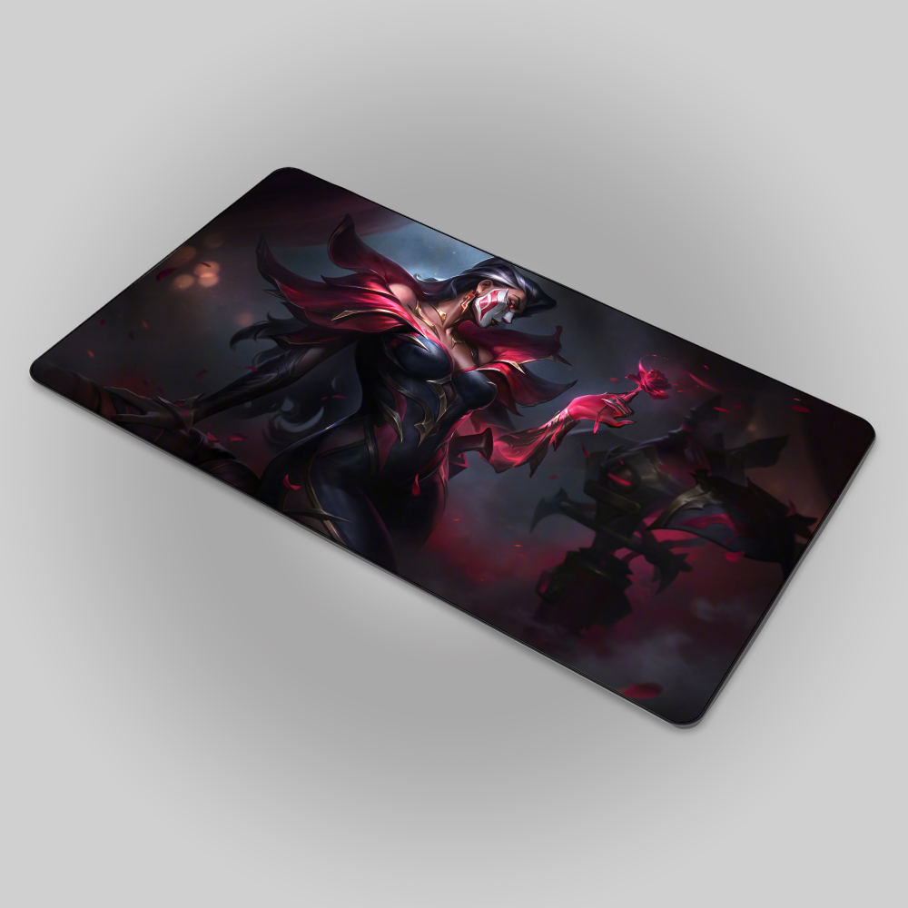 Allleftout Masque Of The Black Rose Renata Glasc Mouse Pad