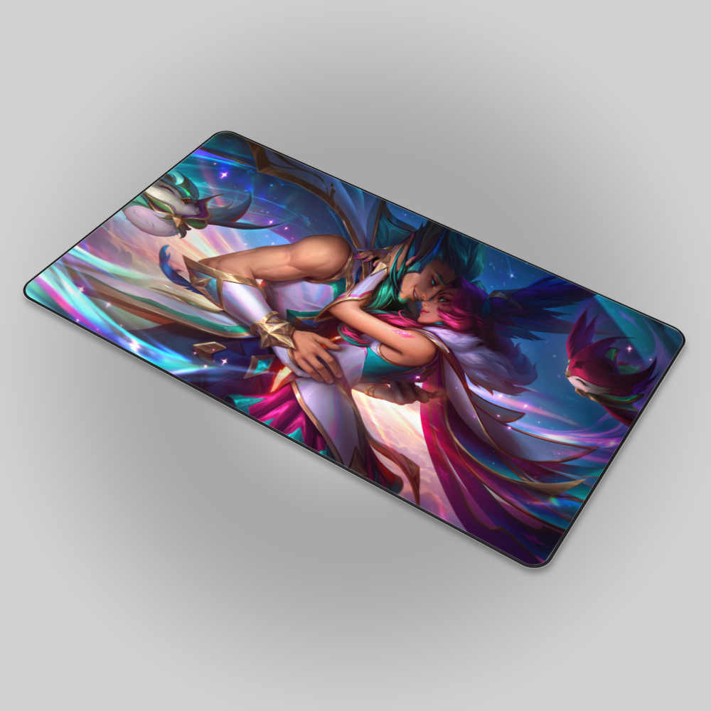 Allleftout Redeemed Star Guardian Xayah And Rakan Mouse Pad