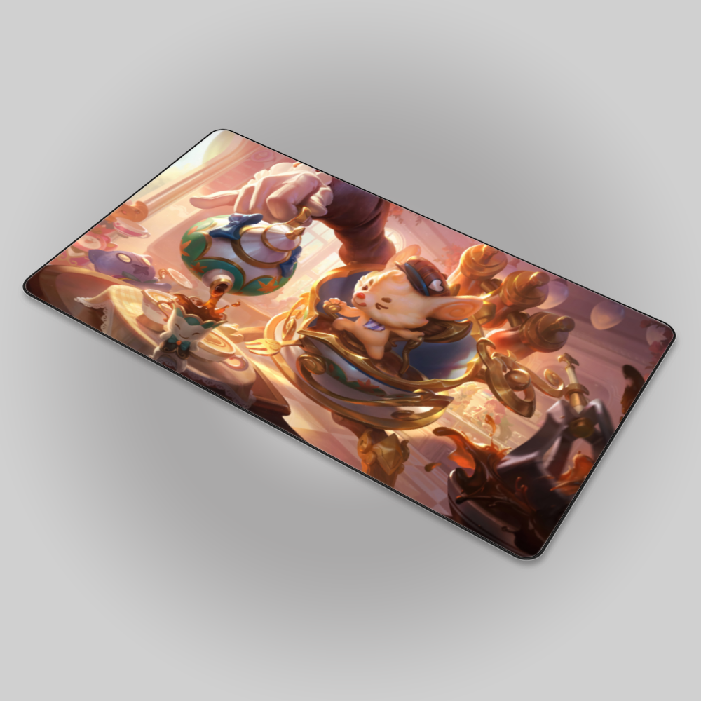 Allleftout Cafe Cuties Rumble Mouse Pad
