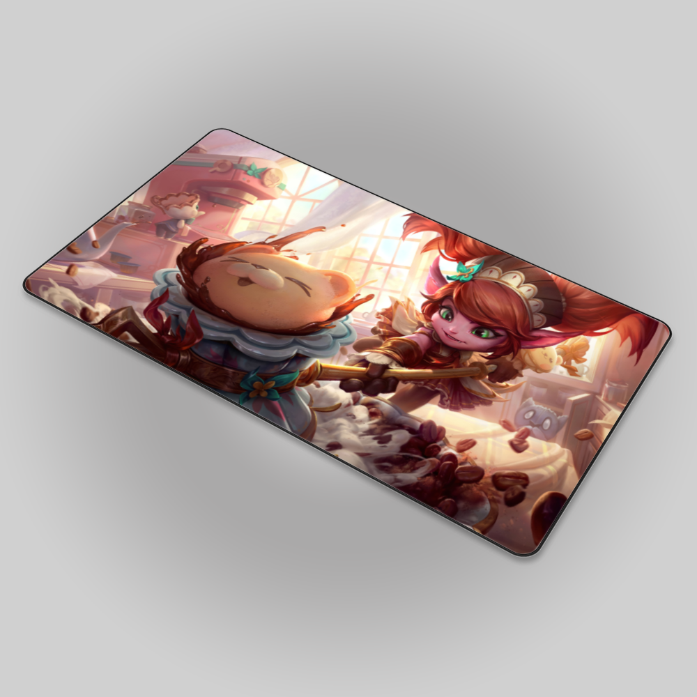 Allleftout Cafe Cuties Poppy Mouse Pad