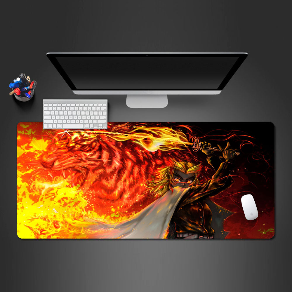Allleftout Epic Kyojuro Rengoku Desk Pad