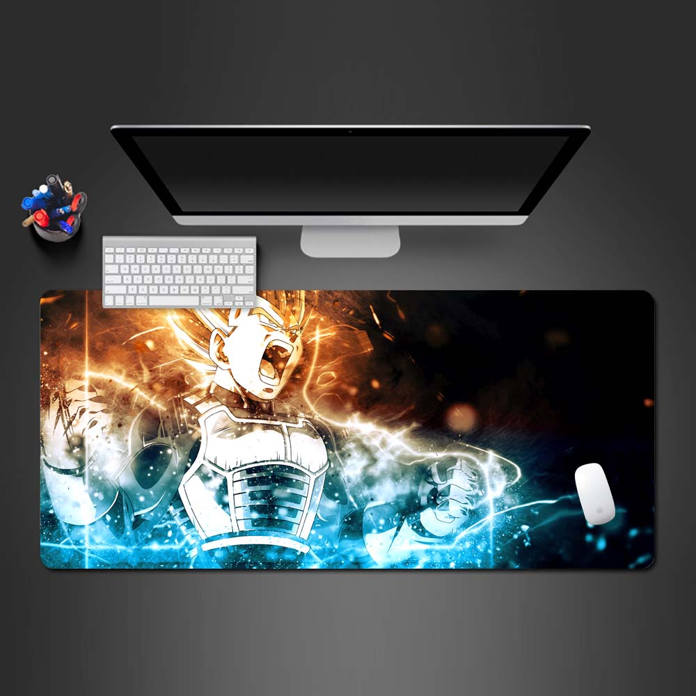 Allleftout Dragon Ball Anime Vegeta Super Ssj Desk Pad