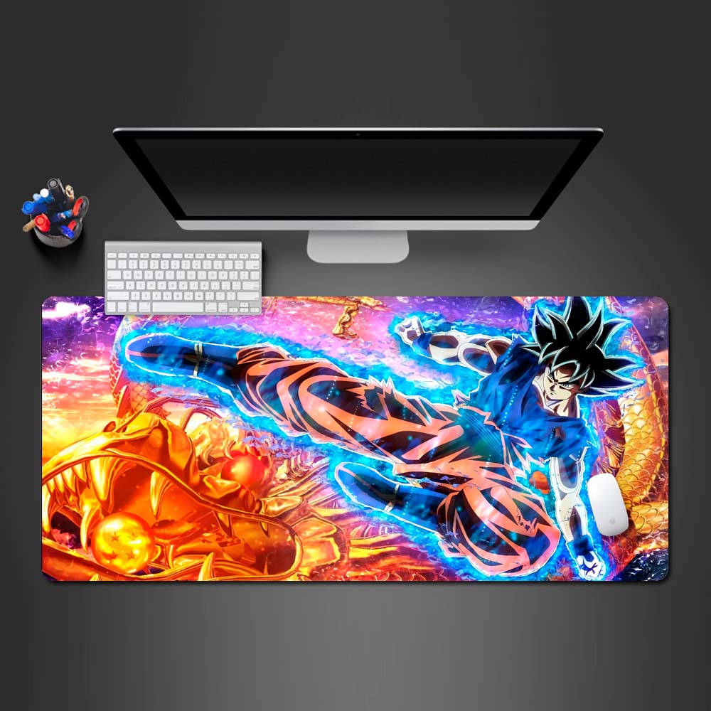Allleftout Goku Ultra Instinct Desk Pad