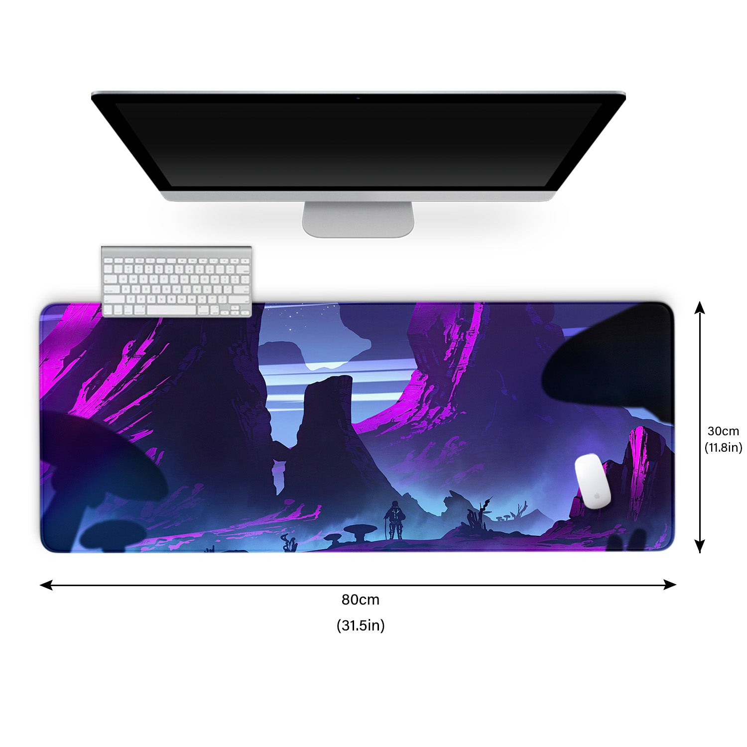 Allleftout Large Custom Gaming Mouse Pad (31.5" X 11.8")