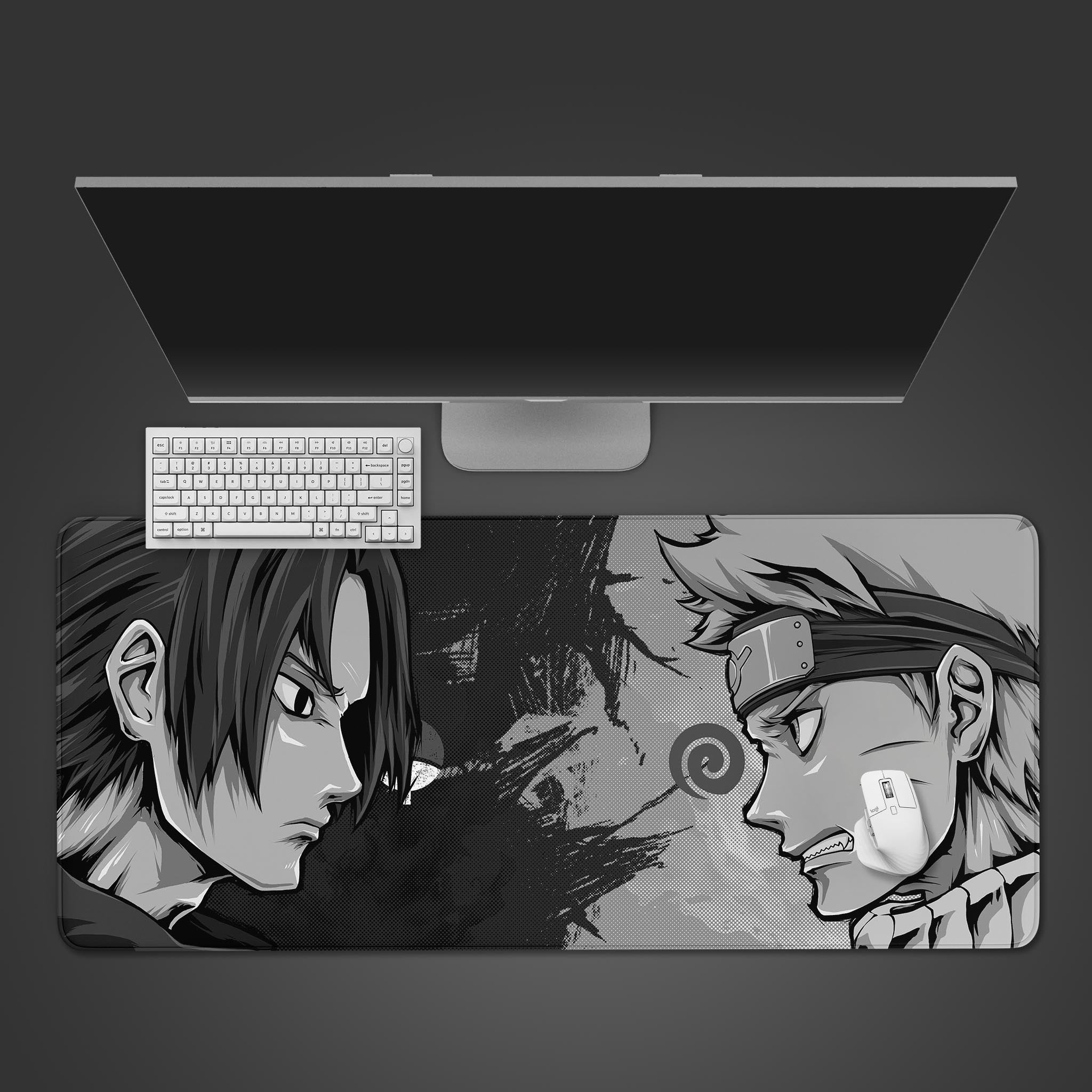 Allleftout Naruto And Sasuke Gaming Mouse Pad