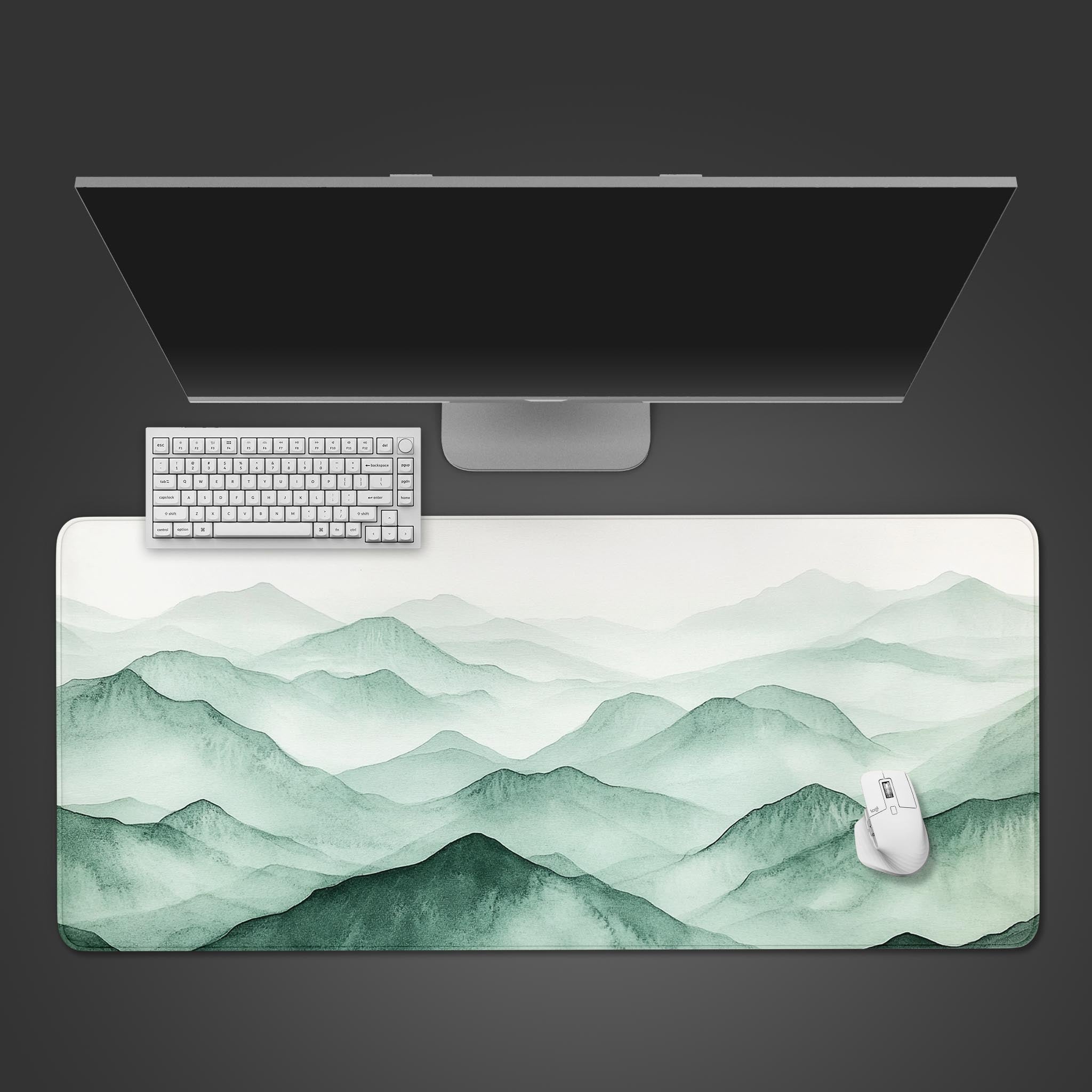 Allleftout Calming Mountain Desk Pad