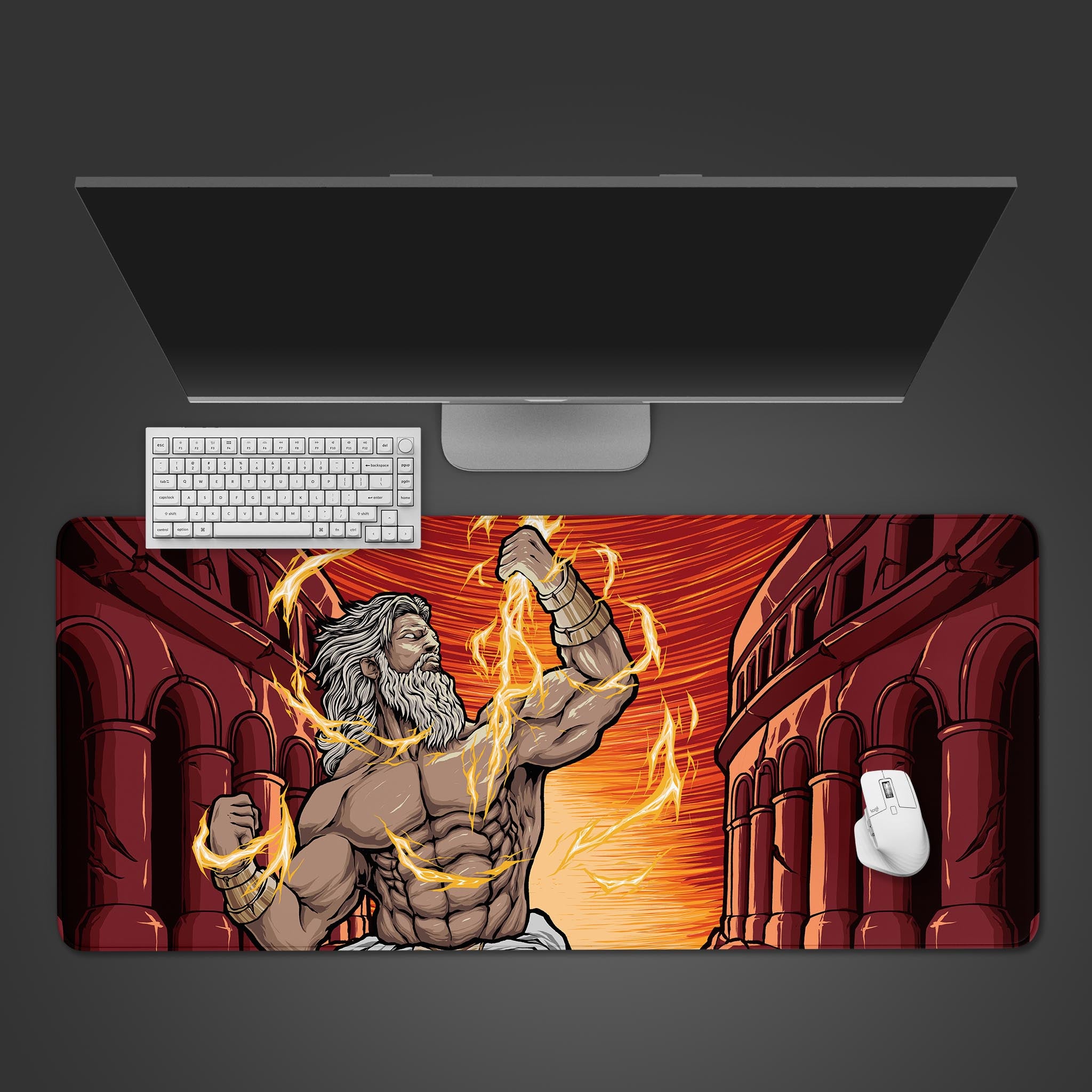 Allleftout Gow Zeus Desk Pad