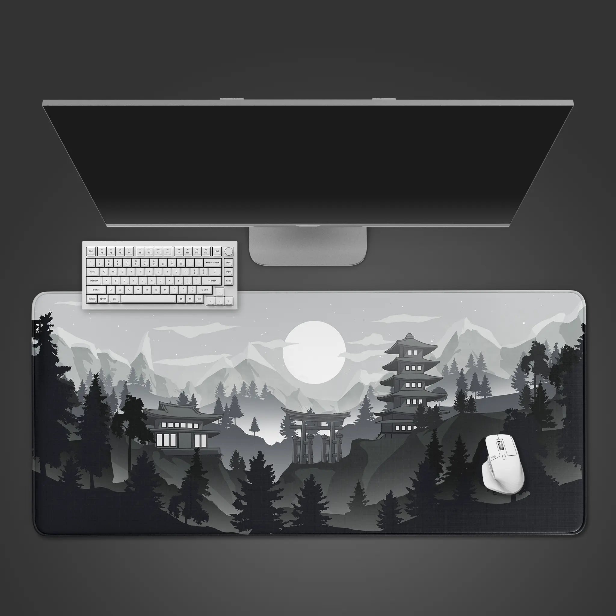 Allleftout Midnight Pagoda Desk Pad