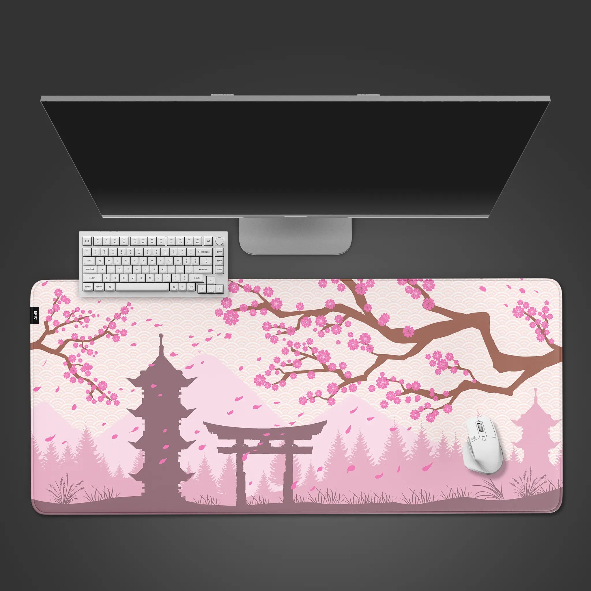 Allleftout Sakura Desk Pad