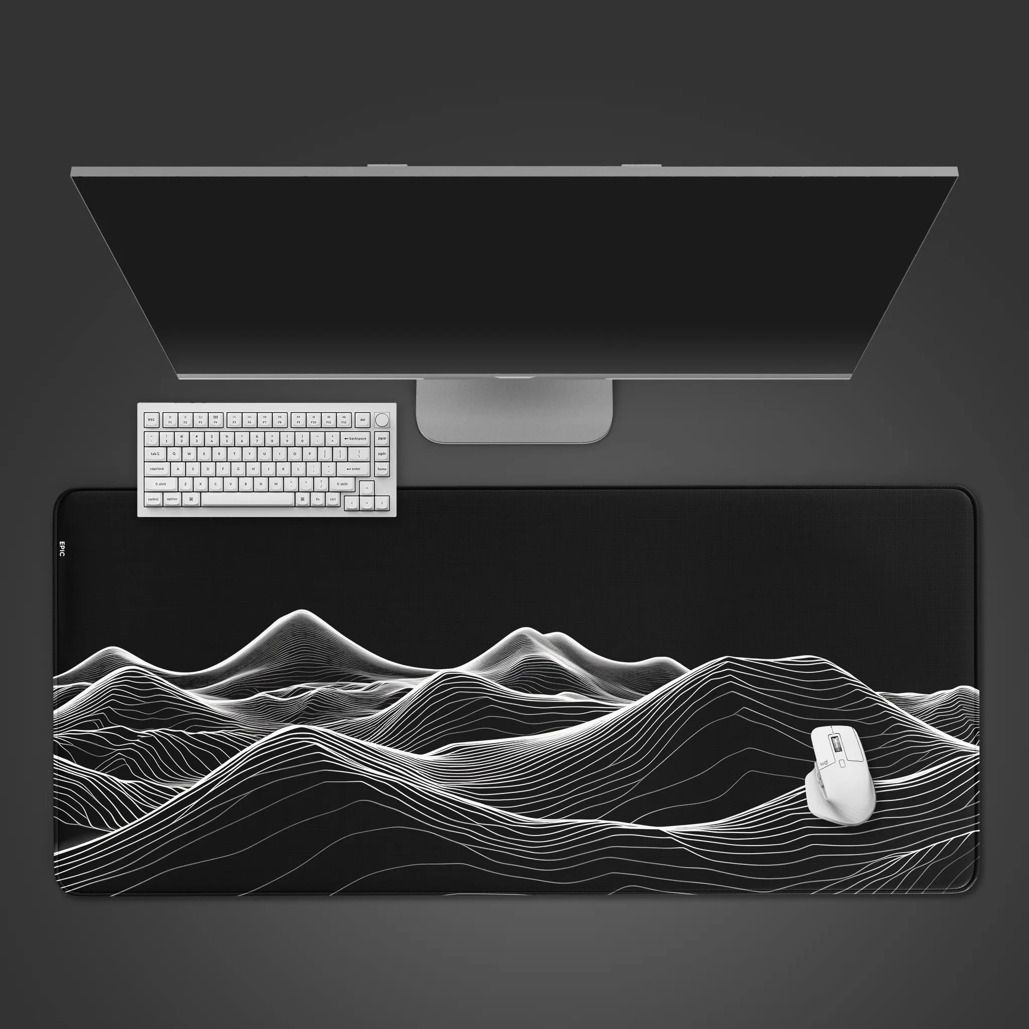 Allleftout Mounts Topo Desk Pad