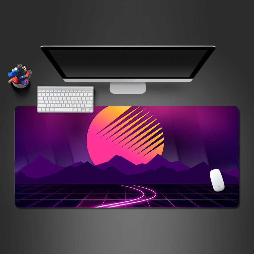 Allleftout Retrowave Neon Desk Pad