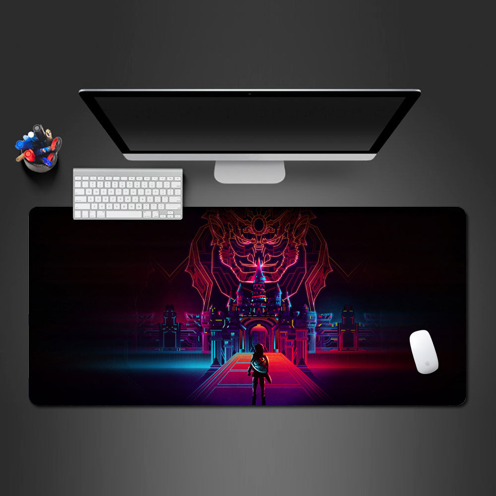 Allleftout Legend Zelda Desk Pad - Neon