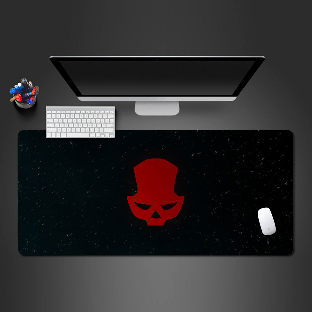 Allleftout Epic Red Skull Desk Pad