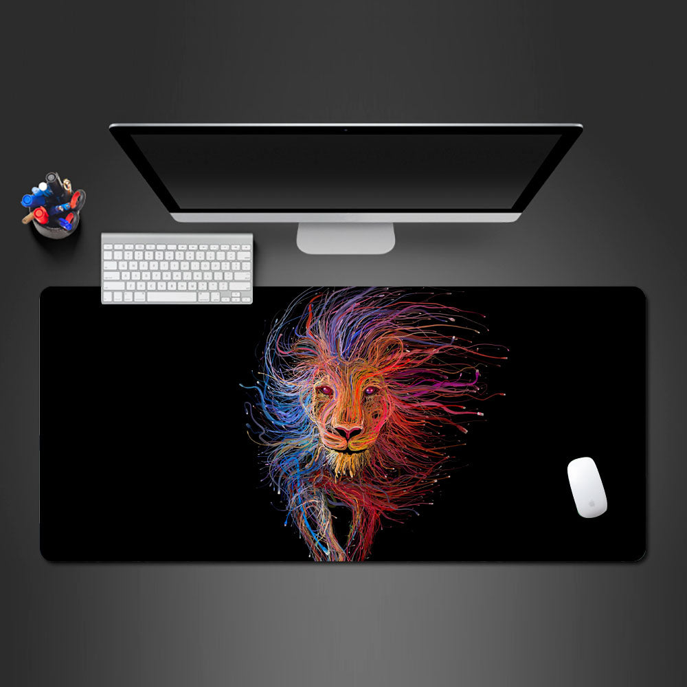 Allleftout Cable Lion Desk Pad