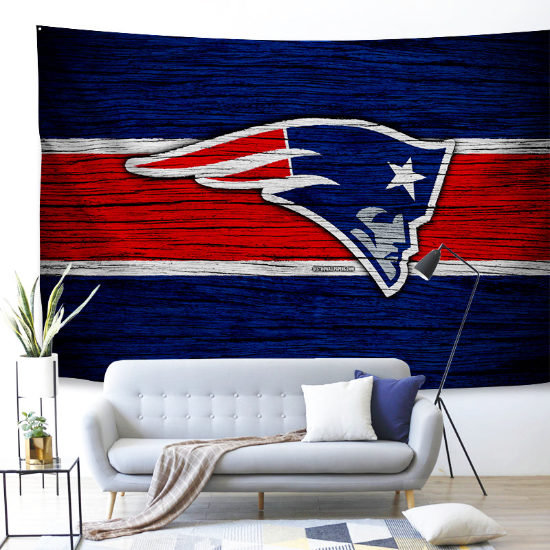 New England Patriots Football League Wall Decor Hanging Tapestry Home Bedroom Living Room Decoration