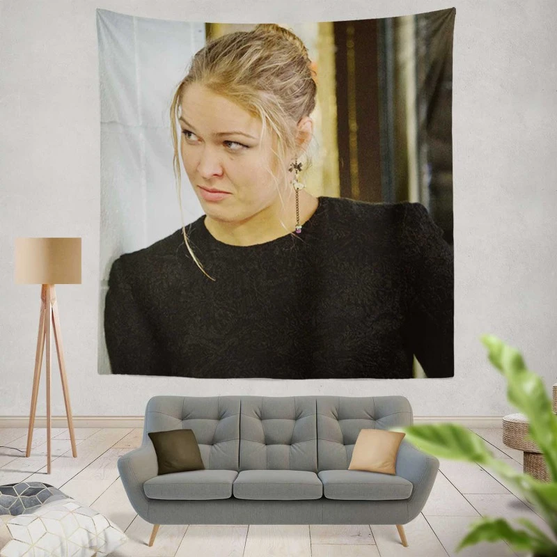 Professional Wrestler Ronda Rousey Tapestry