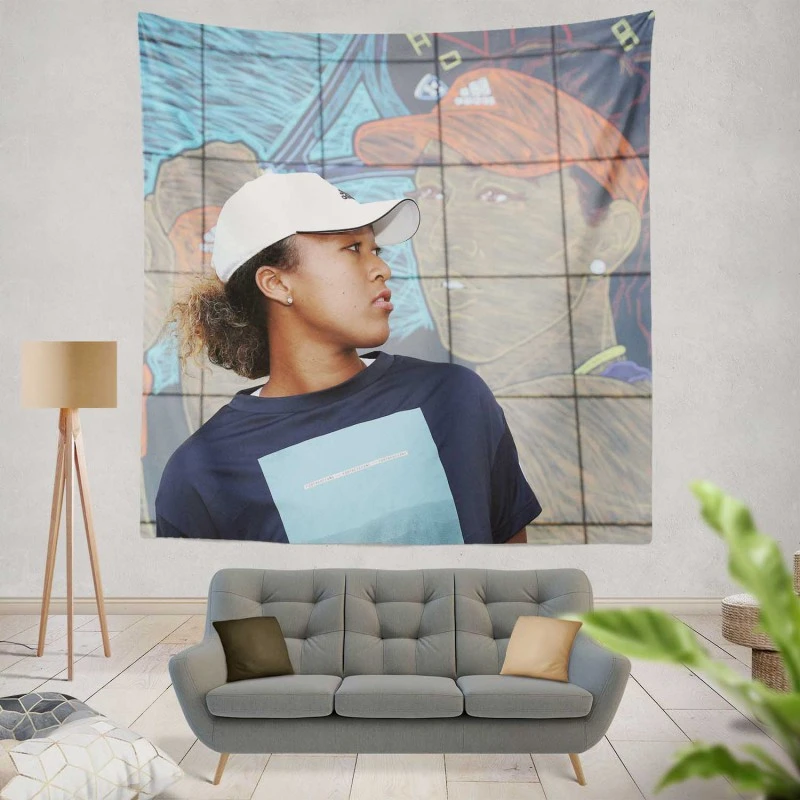 Naomi Osaka Awarded WTA Tennis Player Tapestry